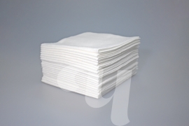 Полотенце Практик из спанлейса (Сетка) в штучной укладке, 35х70 см, Белый, 50 шт/упк