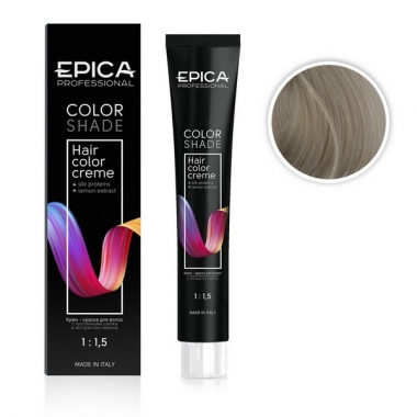 Epica colorshade Крем краска для волос, тон 12.11 специальный блонд пепельный интенсивный, 100 мл