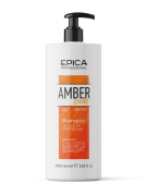 EPICA Шампунь«Amber Shine» ORGANIC, 1000мл. для восстановления и питания волос с облепиховым маслом,