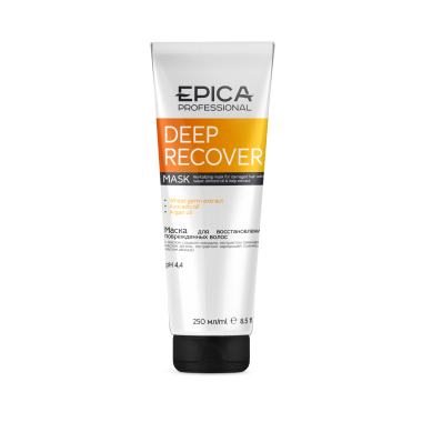 Epica Deep Recover - Маска для поврежденных волос с маслом сладкого миндаля и экстрактом ламинарии, 250 мл
