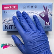 MediOK, Перчатки нитрил размер M, фиолетовый 