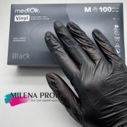 MediOK, Перчатки винил размер S, черные