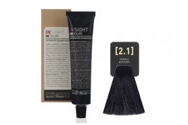 Крем-краска для волос INCOLOR (2.1 Сине-черный) | Insight ( 100 мл ) 