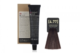 Крем-краска для волос INCOLOR (4.77 Фиолетовый интенсивный коричневый) | Insight ( 100 мл ) 