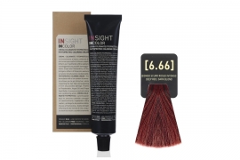 Крем-краска для волос INCOLOR (6.66 Красный интенсивный темный блондин) | Insight ( 100 мл )