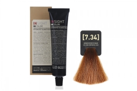Крем-краска для волос INCOLOR (7.34 Золотисто-медный блондин) | Insight ( 100 мл )