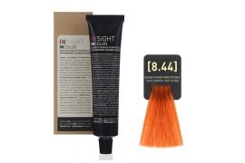 Крем-краска для волос INCOLOR (8.44 Медный интенсивный светлый блондин) | Insight ( 100 мл )