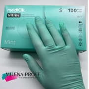 MediOK, Перчатки нитрил размер S, MINT