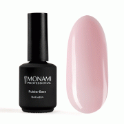 Monami, Rubber Base ROSE - Каучуковая камуфлирующая база розовая (15 мл)