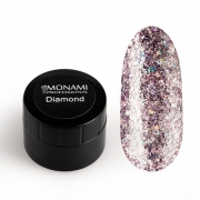MONAMI, Гель-лак Diamond Galaxy (платиновый, 5 гр)