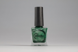 Swanky Stamping, Лак для стемпинга Metallic 08 - Темно-зелёный (10 мл)